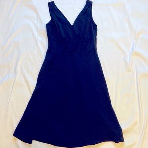 Y2K Navy Blue Silk Dress by J.Crew